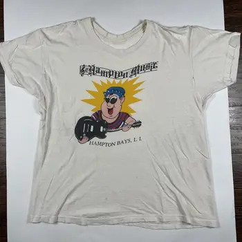 Винтажная музыка Хэмптона 80-х, Хэмптон Бейс, Лос-Анджелес, футболка средней длины с милым рисунком, футболка с длинными рукавами