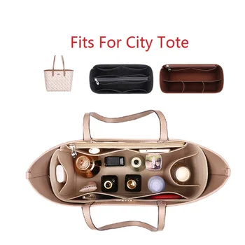 Войлочная сумка-вкладыш для центральной сумки, органайзер для покупок, косметичка Linner, внутренние сумки для путешествий, организации