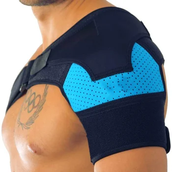 Восстанавливающий плечевой бандаж для взрослых с пакетом льда в кармане и на рукаве для облегчения боли в плечах и суставах
