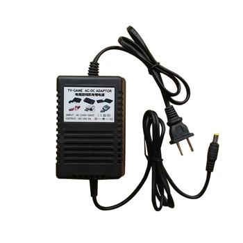 Высококачественный адаптер переменного тока переменного тока 220 В 50 Гц постоянного тока 10 В 2A для источника питания MD1/FC/SFC/PCE/GG/NES/MDCD