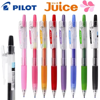 Гелевая ручка Japan PILOT Juice LJU-10EF Быстросохнущая Гладкая Черная ручка С цветными чернилами Для обучения студентов Канцелярские принадлежности для офиса