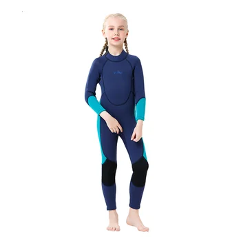 Гидрокостюм из неопрена толщиной 3 мм, детский костюм для серфинга и подводной охоты, снаряжение для подводной рыбалки, Подводная охота