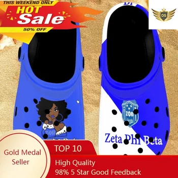 Дизайн Zeta Phi Beta, Летние шлепанцы, легкая пляжная обувь для прогулок, Женские повседневные садовые сандалии Zapatos