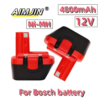 Для Bosch BAT043 NI-MH 12V 4800mAh Замена PSR 1200 Для BAT043 BAT045 BAT046 BAT049 BAT120 BAT139 Инструментальная Батарея GSB
