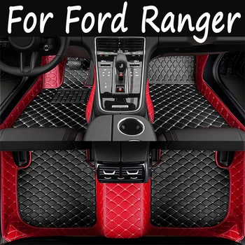 Для Ford Ranger 2023 2022 2021 2020 2019 2018 2017 2016 2015 2014 2013 2012 Автомобильные коврики для пола, водонепроницаемые ковры для салона автомобиля