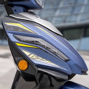 Для HAOJUE USR125 Наклейка на обтекатель кузова мотоцикла, наклейки с логотипом, защитная наклейка, 3D наклейки, наклейка на колесо