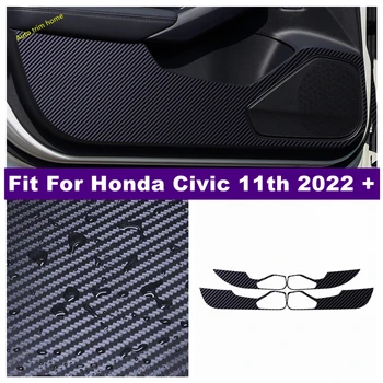 Для Honda Civic 11th 2022 2023 Внутренняя Дверь С защитой от ударов Водонепроницаемая Защитная Накладка От грязи, Устойчивая К Царапинам Пленка, Наклейки, Аксессуары