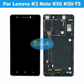 Для Lenovo K3 Note K50 K50-T3S K50-T5 K50-T ЖК-дисплей С Сенсорным Экраном и Цифровым Преобразователем В Сборе Запасные Части