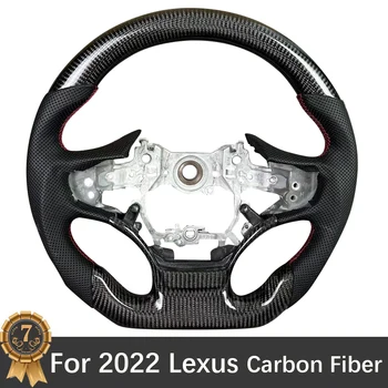 Для Lexus ES 2022, Аксессуары для сборки рулевого колеса из углеродного волокна Red Line