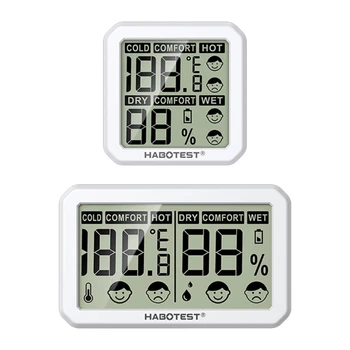 ЖК-цифровой термометр-гигрометр для измерения температуры в помещении и влажности Прямая поставка