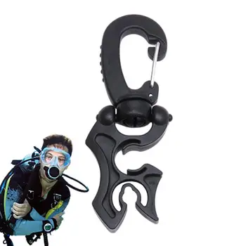 Зажим для шланга для подводного плавания, универсальные аксессуары для подводного плавания, Снаряжение для подводного плавания, профессиональный легкий двойной шланг для подводного плавания BCD