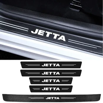 Защитные наклейки на пороги автомобиля Накладка на задний бампер багажника для Volkswagen VW JETTA 5 6 MK2 MK3 MK4 2020 2019 2017 Аксессуары