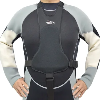 Защитный жилет 1 * Гарпунная накладка на грудь, Черная накладка на грудь, защитный жилет для дайвинга, рыболовные комплекты из неопрена и нейлона для подводного плавания