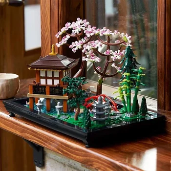 Игрушка Zen Garden Creative Expert серии Building Blocks 10315 Tranquil Garden 1363шт для взрослых, игрушка-головоломка для сборки унисекс в подарок