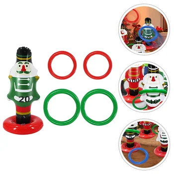 Игрушка-кольцо, рождественская игра-жеребьевка, игрушки-щелкунчики, надувной набор для рождественской вечеринки