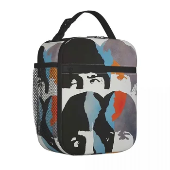 Изолированная сумка для ланча The Beatle, термосумка, Многоразовый герметичный ланч-бокс для девочек и мальчиков, для путешествий в колледж