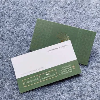 Индивидуальный продукт 、 Высококачественная визитная карточка с логотипом на заказ, Роскошная визитная карточка из металлической золотой фольги / Свадебная открытка / Спасибо