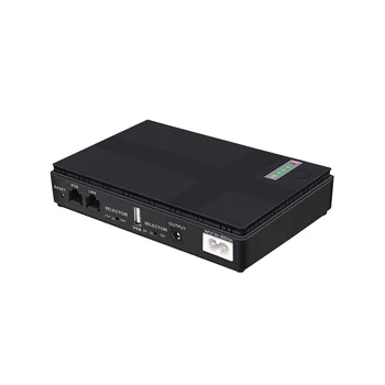 Источник Бесперебойного питания 9V 12V Mini UPS USB POE 10400mAh Резервная Батарея для WiFi-Маршрутизатора CCTV (штепсельная вилка США)