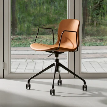 Итальянские роскошные офисные стулья, Тканевое кожаное кресло для отдыха, Офисная мебель с поворотным подъемником, игровое кресло, кресло для домашнего компьютера