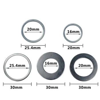 Кольцевая циркулярная пила разного диаметра Под разным углом, внутренний и внешний Металл, серебро 20 и 30, Прочный для шлифовальной машины