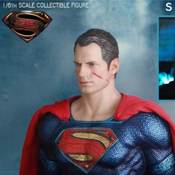 Команда прототипирования Лига Справедливости DC Супермен Человек Кларк 1/6 Статическая модель Супермена Ручная модель коллекция подарков