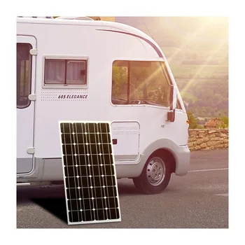 Комплект монокристаллических солнечных панелей DOKIO 100 Вт 200 Вт 300 Вт 400 Вт для дома на колесах/RV/Caravan с зарядкой 12 В