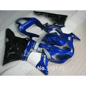 Комплект пластиковых обтекателей для YAMAHA YZF R1 2000 2001 синие черные белые обтекатели R1 00 01 полный комплект полный впрыск 1413