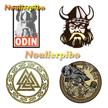 Креативная наклейка Viking Odin на автомобиль, чемодан, дорожный футляр, тележка, окно автомобиля, бампер, мобильный ноутбук, мотоцикл, виниловая наклейка