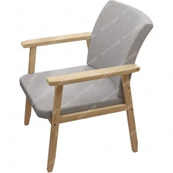 Кресло со спинкой из цельного дерева, компьютерное кресло, офисное кресло, современный минималистичный рабочий стул для юниоров