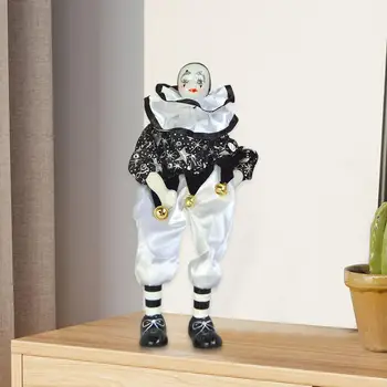 Кукла-клоун, Подвижная забавная антикварная кукольная фигурка для фестивальных сувениров на День рождения