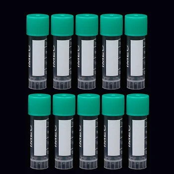лабораторные пробирки объемом 1,8 МЛ с зелеными орехами, Многофункциональные пластиковые прозрачные пробирки, Контейнеры для хранения образцов, Центрифужная пробирка.