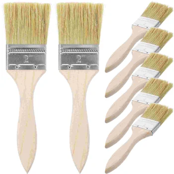 Малярные кисти С прочной деревянной ручкой и щетиной Премиум-класса для покраски мебели, домашней росписи стен