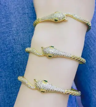Модные браслеты с подвесками с бриллиантами, 1 шт. Для элегантных женщин, браслет-змейка из кубического циркония, регулируемый dfg4s