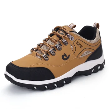 мужская обувь zapatillas de hombre, обувь для альпинизма, нескользящая легкая спортивная обувь, мужская кожаная спортивная повседневная обувь 39-48