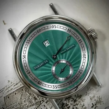Мужские автоматические часы FARASUTE с часовым механизмом 38 мм, роскошные механические наручные часы с сапфировым Маленьким секундным циферблатом