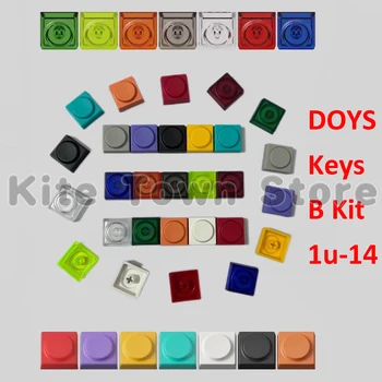Набор DEADLINE B 1u x 14 игрушек для ПК DOYS колпачки для ключей для переключателей MX Механические колпачки для ключей своими руками Прозрачные колпачки для ключей