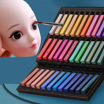 Набор мелков для макияжа кукол из полимерной глины 12/24/36/48 Color Artist, Профессиональная ручка для раскрашивания румян