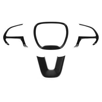 Накладка на рулевое колесо для Dodge Challenger Charger 2015-2020 для Durango Grand Cherokee SRT8, ABS Черный