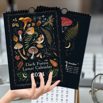 Настенный календарь Black Forest на 2024 год Офисная памятка Ретро Творческий календарь