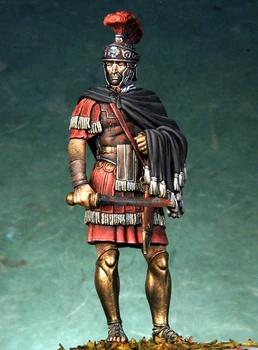 Неокрашенный комплект 1/24 75 мм фигурка древнего преторианского рыцаря 75 мм историческая фигура набор из смолы