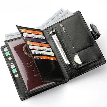 Новая классическая модная сумка для водительских прав, бумажник, многофункциональная сумка для паспорта большой емкости