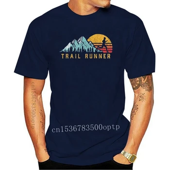 Новая летняя повседневная футболка 2021 года Trail Runner - винтажная футболка для бега в стиле ретро