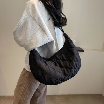 Новая модная универсальная женская сумка через плечо для отдыха на открытом воздухе, простые однотонные трендовые сумки-тоут для поездок на работу