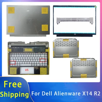 Новинка для Dell Alienware X14 R2; Сменные Аксессуары для ноутбуков, Задняя крышка с ЖК-дисплеем/Передняя панель/Подставка для рук/Дно С ЛОГОТИПОМ 03K25J 、 07N8HK