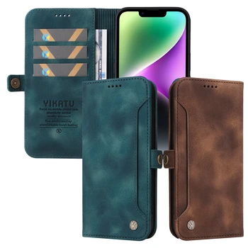 Новый Кожаный Чехол-бумажник Для телефона Samsung Galaxy Z fold 4 A04E A14 A24 A34 A54 5G Высококачественные Обновленные Чехлы С Откидной крышкой-подставкой