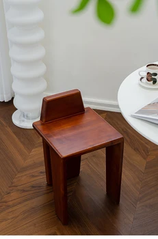 Обеденный стул домашний дизайнерский простой обеденный стол в стиле ретро и стул со спинкой для переговоров