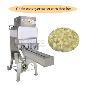 Оборудование для обмолота сладкой кукурузы Электрическая машина для шелушения кукурузы, молотилка для кукурузы из нержавеющей стали