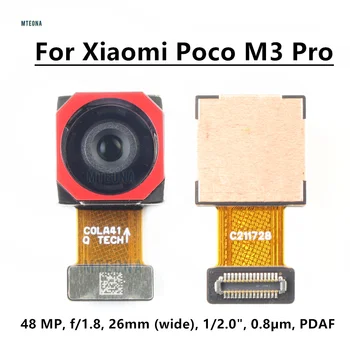 Оригинальная задняя камера для Xiaomi Poco M3 Pro Основная задняя сторона Большой модуль камеры Гибкий кабель Запасные части для замены