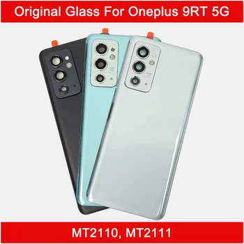 Оригинальная Задняя крышка Gorilla Glass 5 Для OnePlus 9RT 5G Крышка Батарейного Отсека Задняя Дверца для корпуса 1 + 9 RT Замена корпуса на объектив Камеры