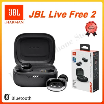 Оригинальные Наушники JBL Live Free 2 TWS True Wireless Bluetooth Стерео Музыкальные Игровые Спортивные Наушники-Вкладыши С Басовым Звуком Наушники С Микрофоном